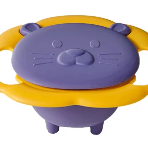 Children Rotation Spill Resistant Bowl Feeding 360 Degrees Rotation Tableware