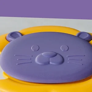 Purple Spill Free Baby Bowl Anti Tipping Non Scald Drop Proof 360 Degree Ro SG